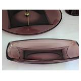 Assorted Amethyst Glass Serving Ware