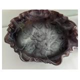 Vintage Purple Slag Glass Servingware