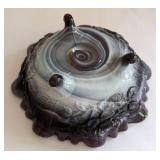 Vintage Purple Slag Glass Servingware