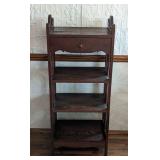 Small Antique Wood Bookshelf