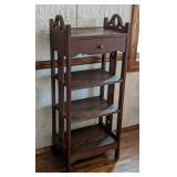 Small Antique Wood Bookshelf