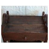 Small Antique Wood Bookshelf
