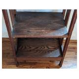 Small Antique Wood Bookshelf