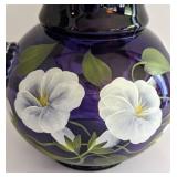 Fenton Hand Painted Picher by Diane Yenel