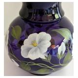 Fenton Hand Painted Picher by Diane Yenel