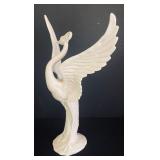 Redwing Pottery Crane Sculpture