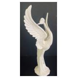 Redwing Pottery Crane Sculpture