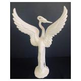 Redwing Pottery Crane Sculpture
