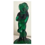 Vintage Cambridge Glass Bashful Charlotte Figurine