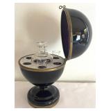 Vintage Amethyst Egg Decanter Set and Glassware