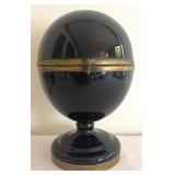 Vintage Amethyst Egg Decanter Set and Glassware