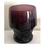 Amethyst Glass Petite Pitchers and Glassware Grouping