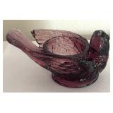 Amethyst Glass Petite Pitchers and Glassware Grouping