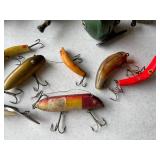 Vintage Tackle Box with Lures and Reels