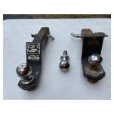 Two Used Trailer Hitch Attachments, 1 7/8 And 2 Inch