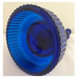 Imperial Glass Bashful Charlotte Cobalt Blue Figurine