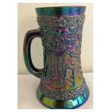 Fenton Carnival Glass Blower Shop Tankard Stein