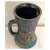 Fenton Carnival Glass Blower Shop Tankard Stein
