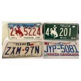 License Plates from Here and There
