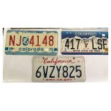 License Plates from Here and There
