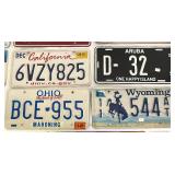 License Plates from Here and There