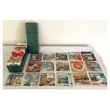 Vintage View Master Slides and Case