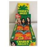 Vintage Charlies Angels Trading Card Packets in Original Box