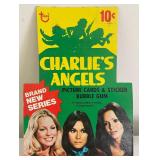 Vintage Charlies Angels Trading Card Packets in Original Box