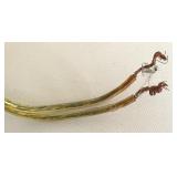 Vintage Stained Glass/Resin Light Fixture