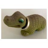 Six Vintage Flocked Felt Bobble Head Animals