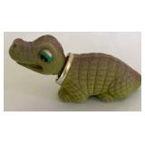 Six Vintage Flocked Felt Bobble Head Animals