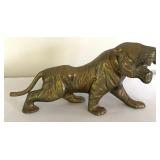 Vintage Brass Tiger Figurine