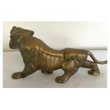 Vintage Brass Tiger Figurine
