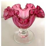 Colorful Vintage Vases and Pedestal Dishes