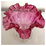Colorful Vintage Vases and Pedestal Dishes