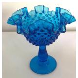 Colorful Vintage Vases and Pedestal Dishes