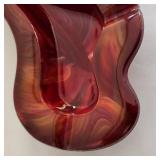 Vintage Signed Boyd Slag Glass Ashtray