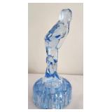 Lovely Periwinkle-Hued Bashful Charlotte with Floral Frog Base