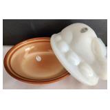 Fenton Anniversary Edition White Rabbit Covered Dish
