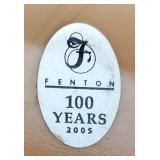 Fenton Anniversary Edition White Rabbit Covered Dish