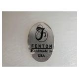 Fenton Anniversary Edition White Rabbit Covered Dish