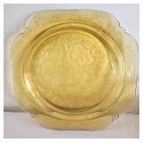 1976 Madrid Yellow Depression Glass Dish Set