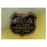 Houzex Vintage Slag Glass Lamp, Plus.