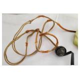 Houzex Vintage Slag Glass Lamp, Plus.