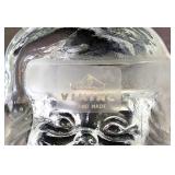 Viking Glass Santa Figure