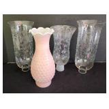 Oil Lamp Glass Shade Collection