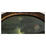 Vintage Framed Lake Scene