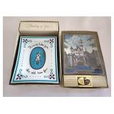 Collection of Vintage Mini Commemorative Trays + Stir Sticks