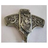 Ornate Pewter-Like Candleholder Plus More