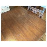 Vintage Dining Room Table and Six Chairs